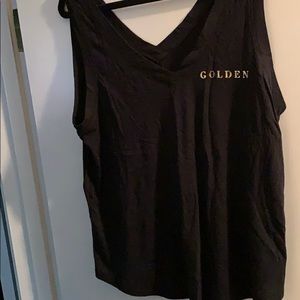 Golden Beyond Yoga tank